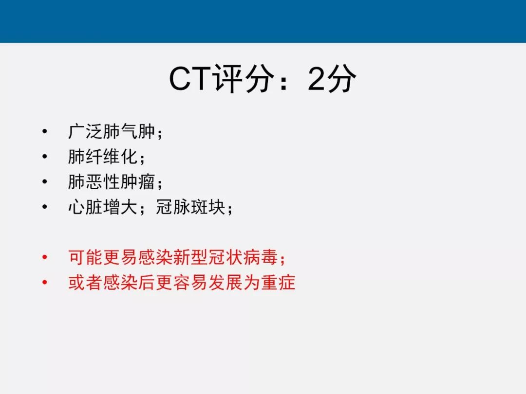 【PPT】新型冠状病毒肺炎CT评分及应用