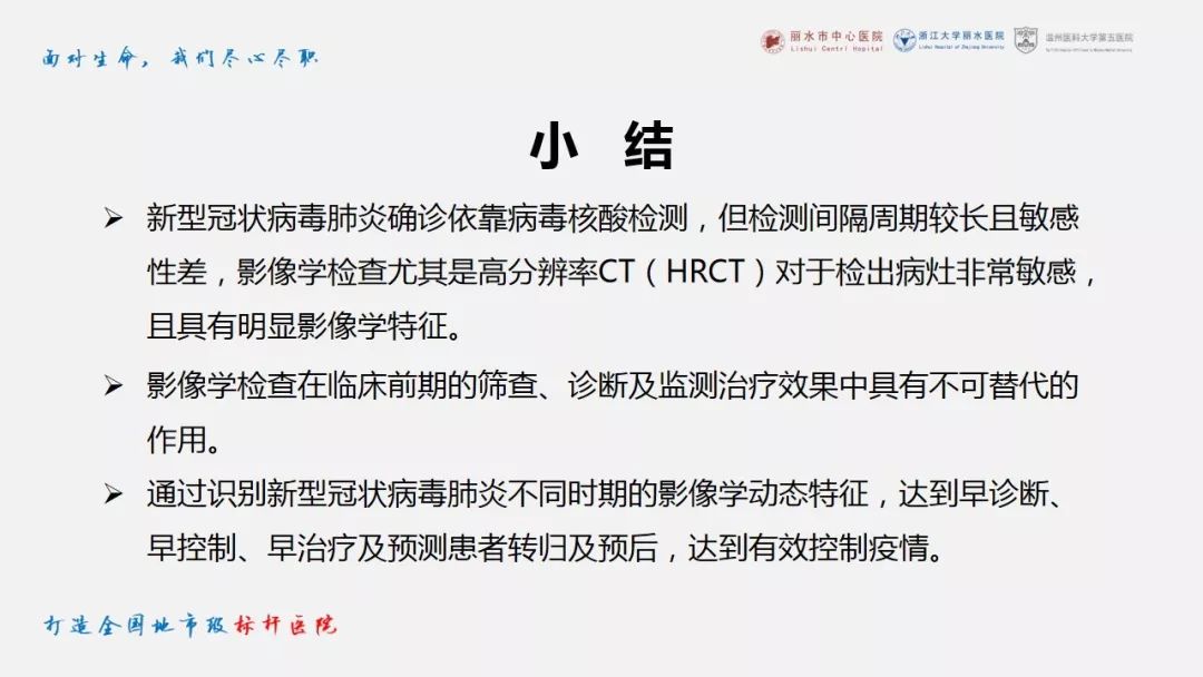 【PPT】新冠肺炎CT早期征象与临床基础及鉴别诊断