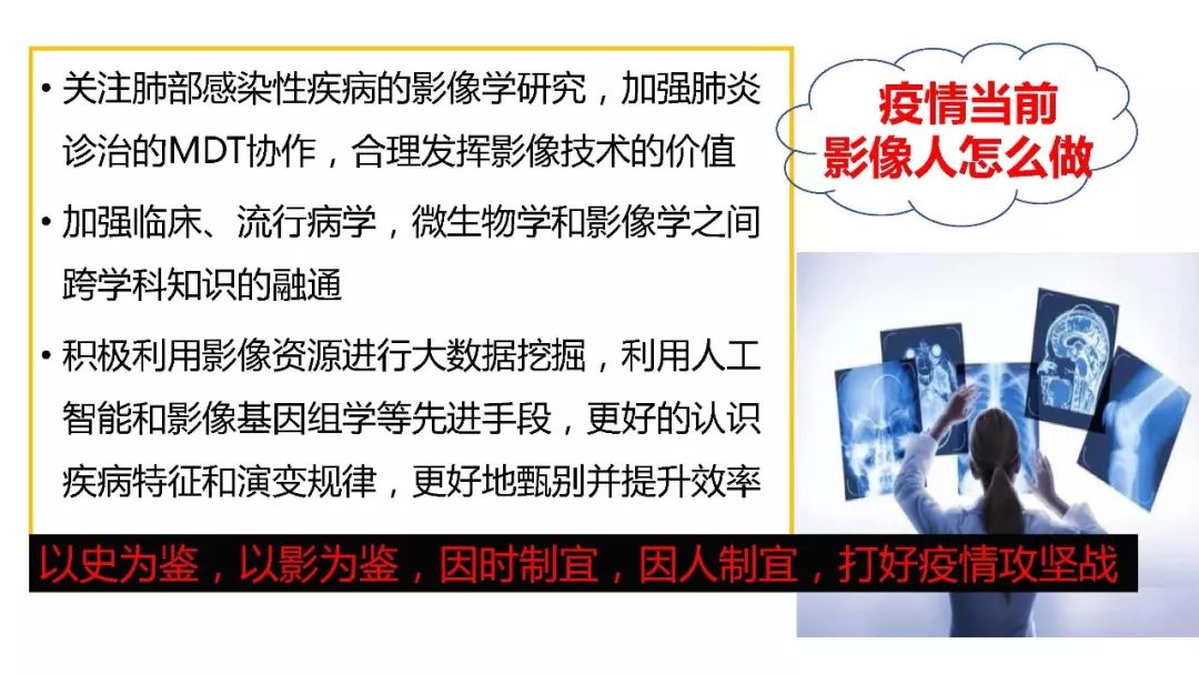 【PPT】以史为鉴，以影为鉴--COVID-19CT诊断、鉴别诊断与思考