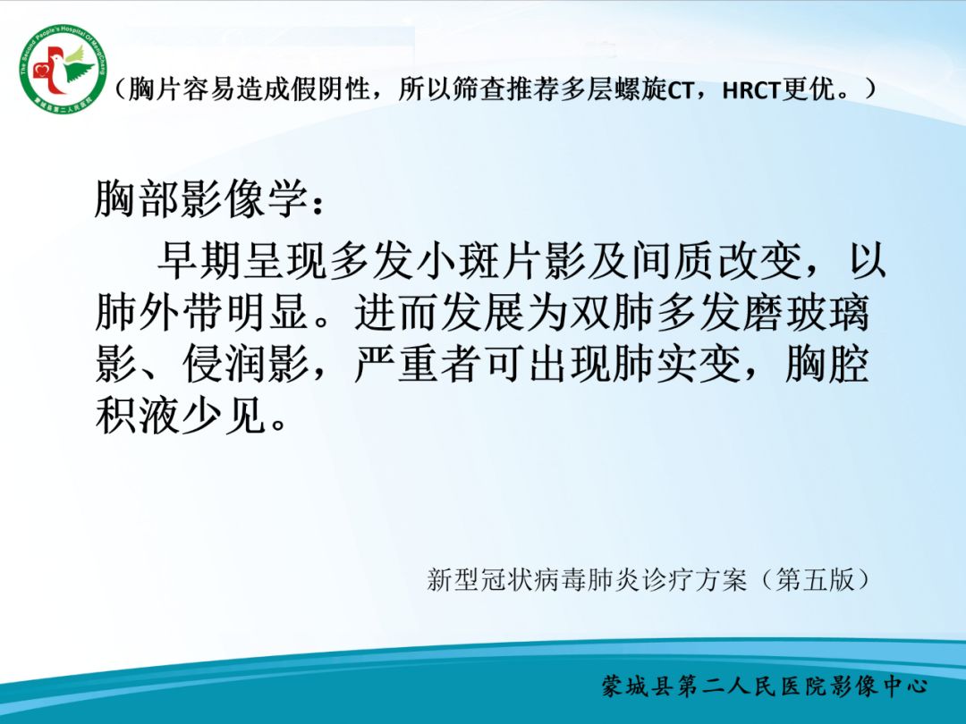 【PPT】十例新冠肺炎影像学汇报