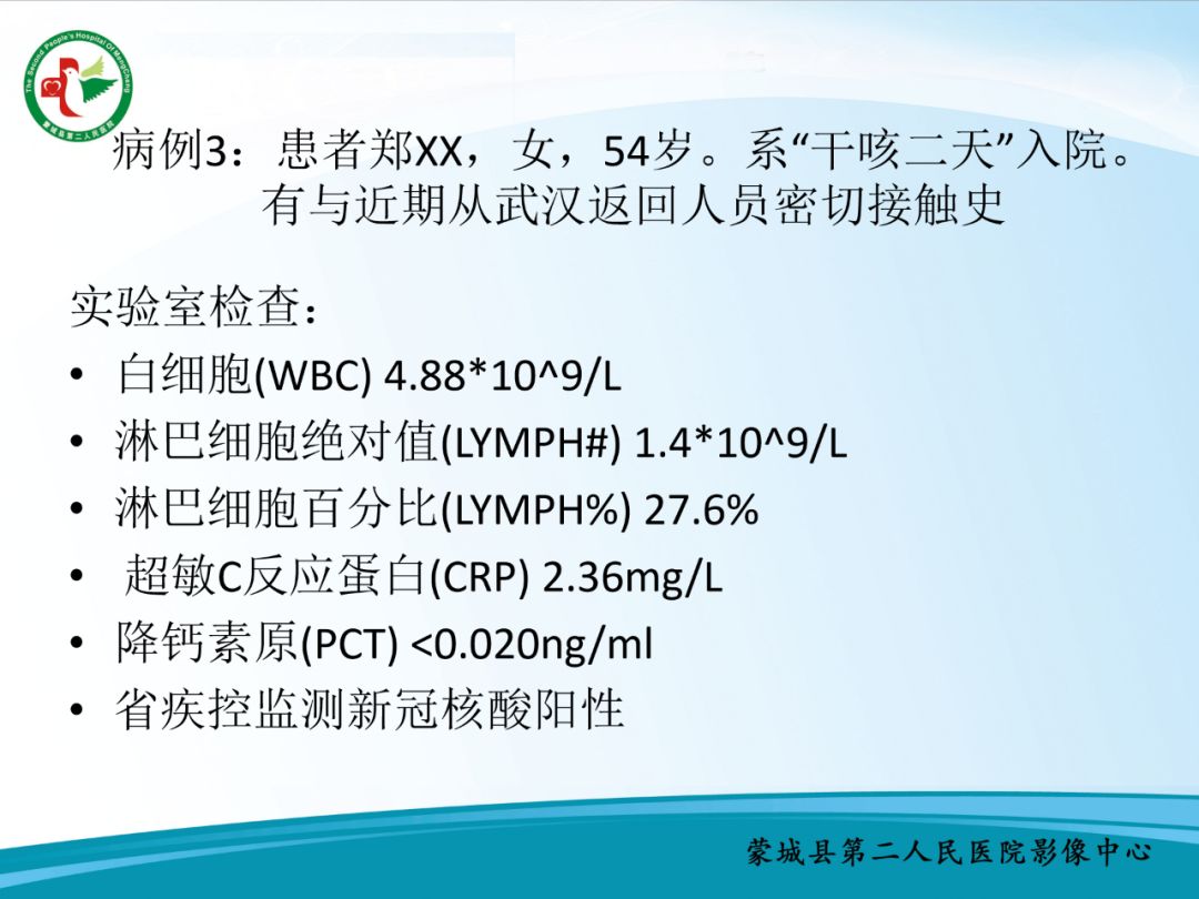 【PPT】十例新冠肺炎影像学汇报