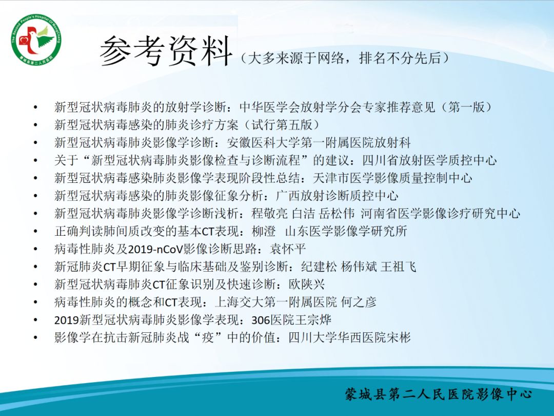 【PPT】十例新冠肺炎影像学汇报