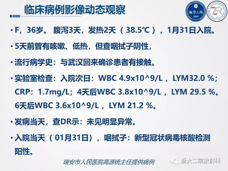 【PPT】新型冠状病毒肺炎影像学表现