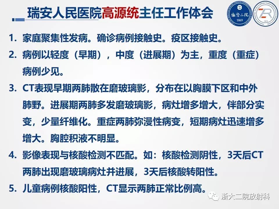 【PPT】新型冠状病毒肺炎影像学表现