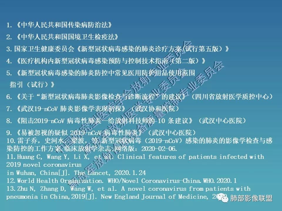 【PPT】新型冠状病毒肺炎（NCP）影像检查与诊断规范专家共识