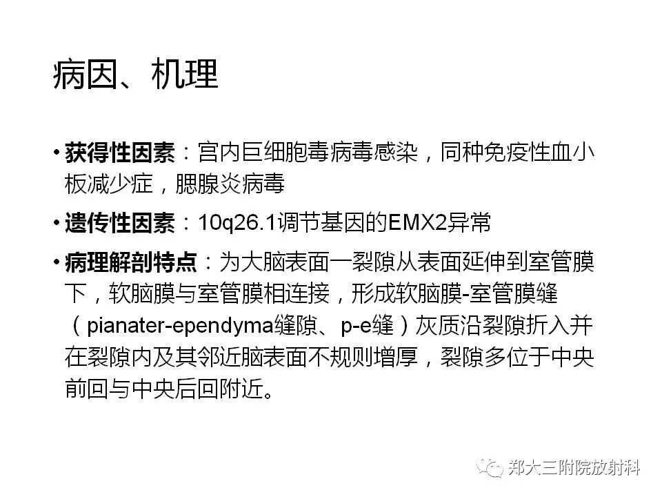 【病例】脑裂畸形3例MR影像解读