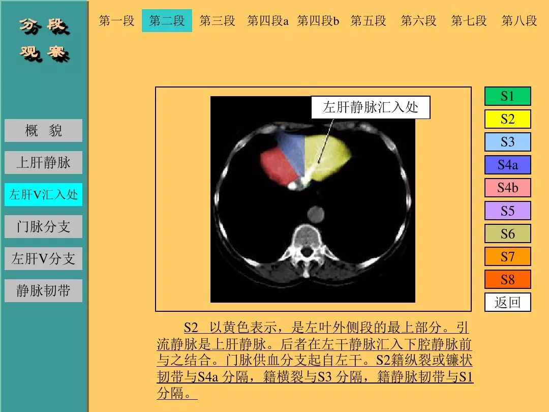肝脏CT断层解剖详解