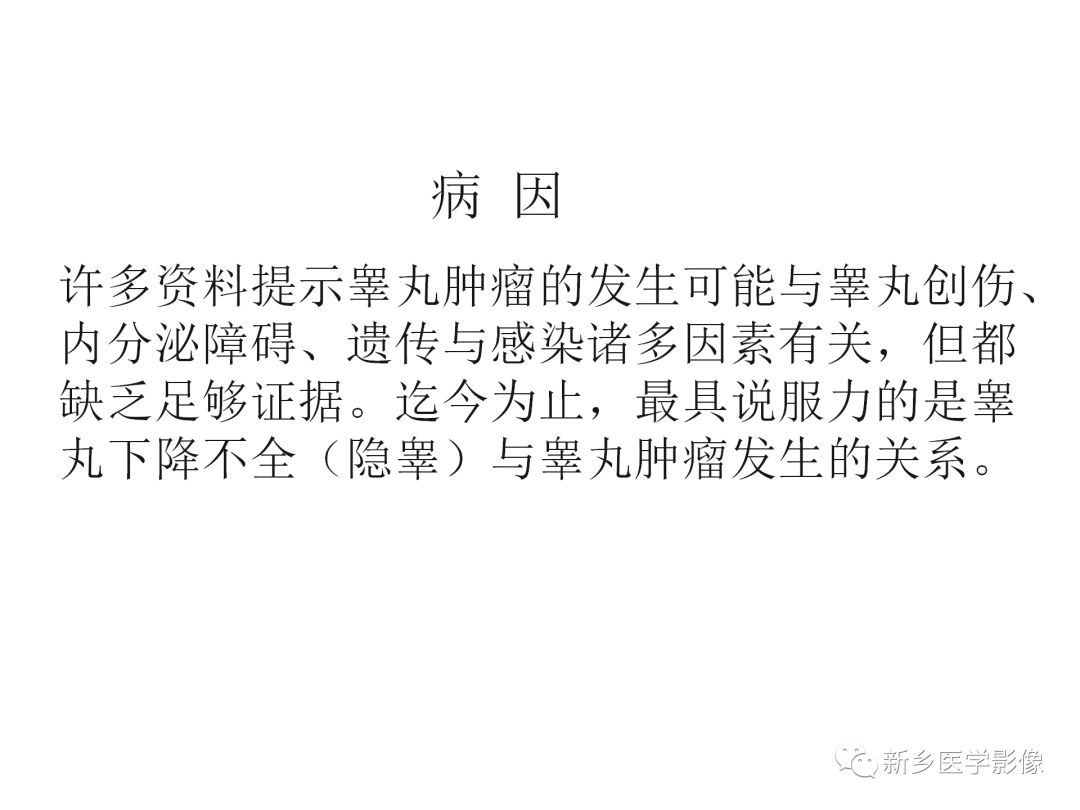 【PPT】睾丸精原细胞瘤