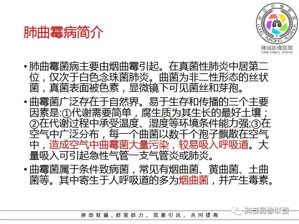 【PPT】侵袭性肺曲霉病影像分型及表现 【PPT】侵袭性肺曲霉病影像分型及表现