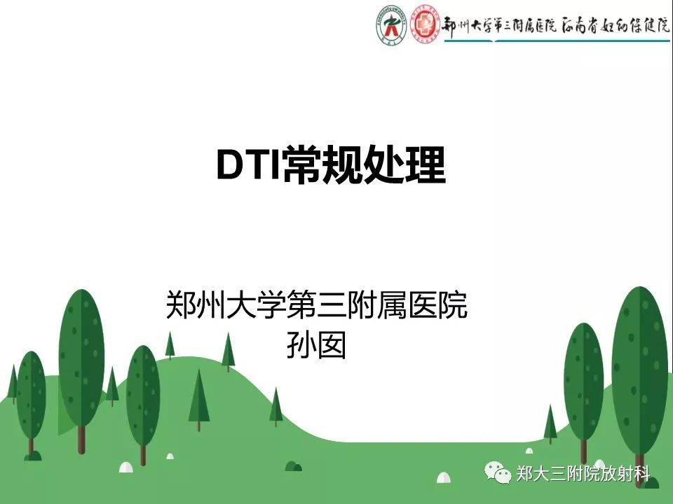 【PPT】DTI常规处理