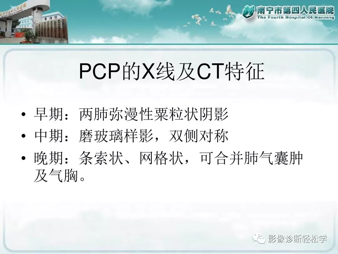 【PPT】艾滋病相关性胸部影像学表现