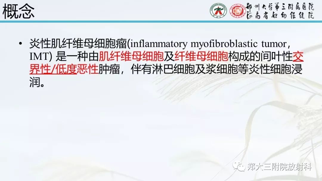 【PPT】炎性肌纤维母细胞瘤的影像表现