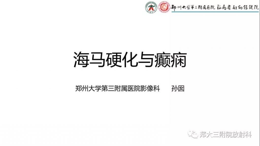 【PPT】海马硬化与癫痫