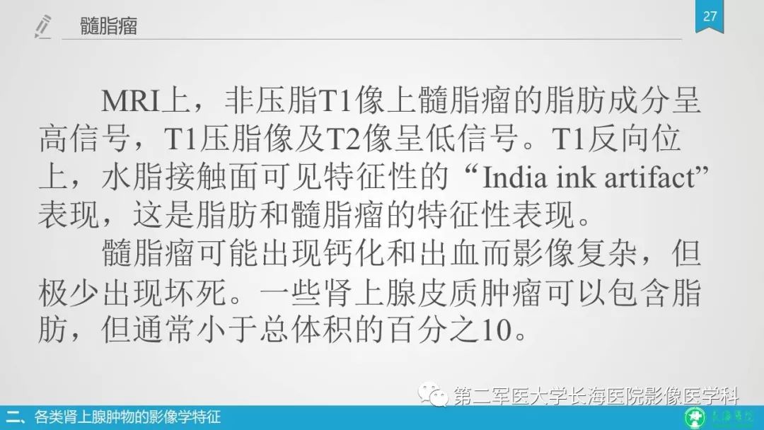 影像PPT - 【PPT】肾上腺肿物的分类及其影像学特点-27