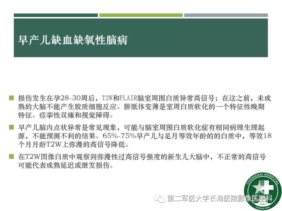 影像PPT - 【PPT】新生儿缺血缺氧性脑病的MR表现及相关解剖、生理基础-34