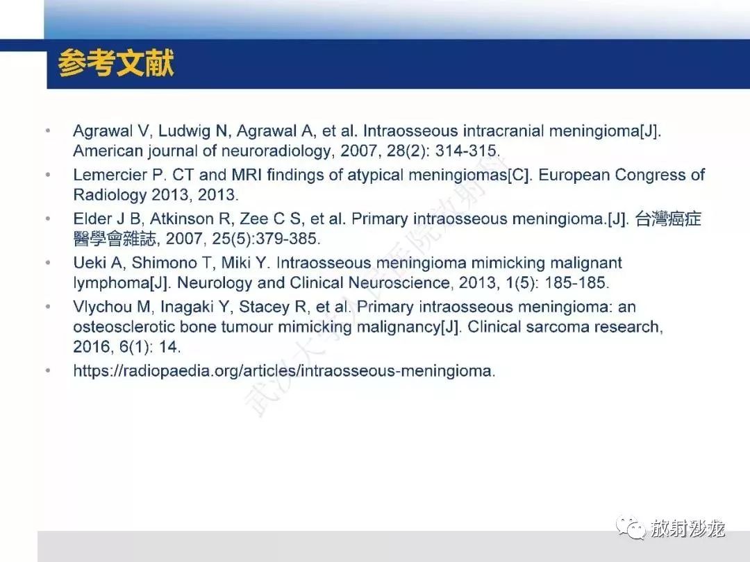 影像PPT - 【PPT】板障型脑膜瘤的影像诊断-22