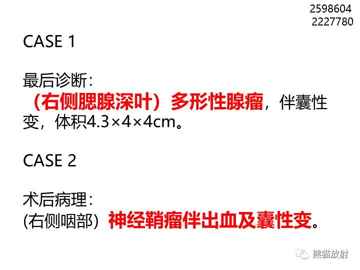 影像PPT - 【病例】咽旁多形性腺瘤VS神经鞘瘤-18