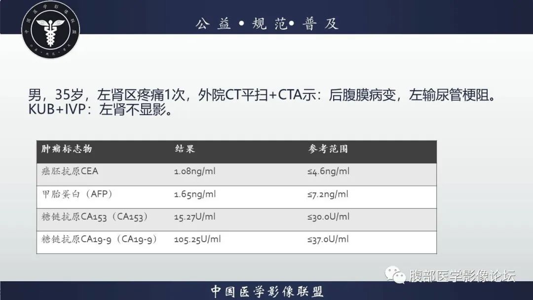 影像PPT - 【病例】腹膜后纤维化VS淋巴瘤-2