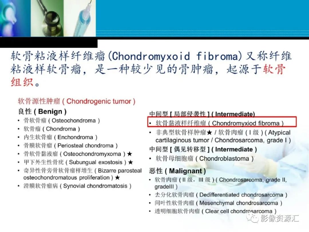 影像PPT - 【PPT】软骨粘液纤维性瘤-2