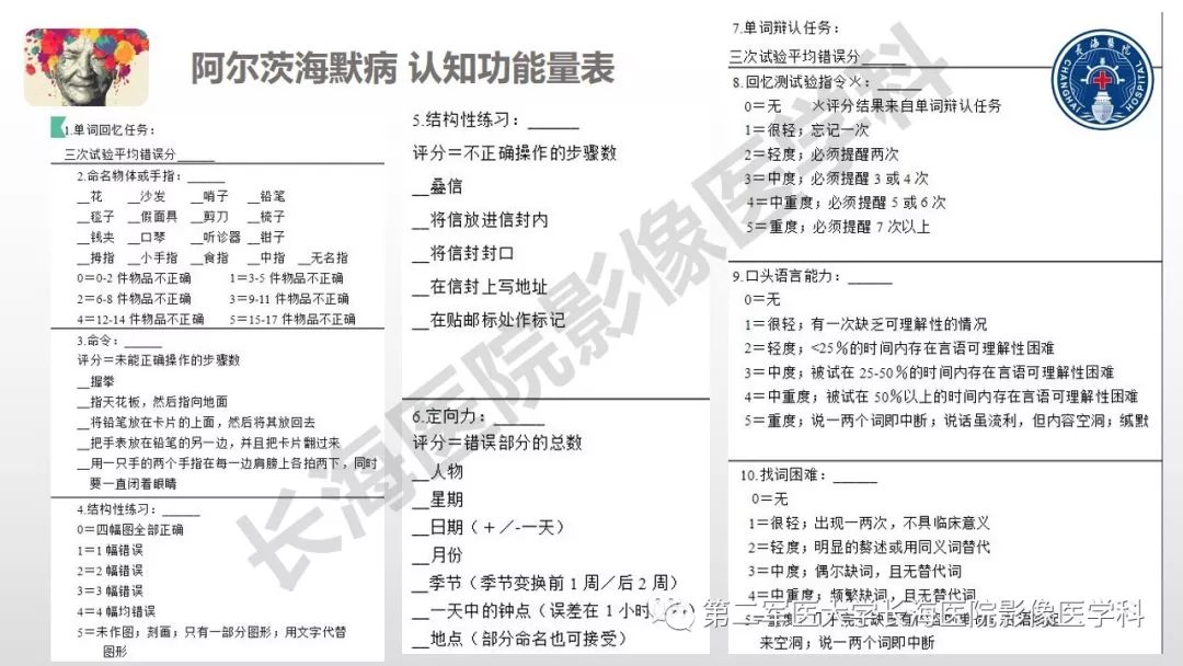 影像PPT - 【PPT】阿尔兹海默症 ——临床与影像-15