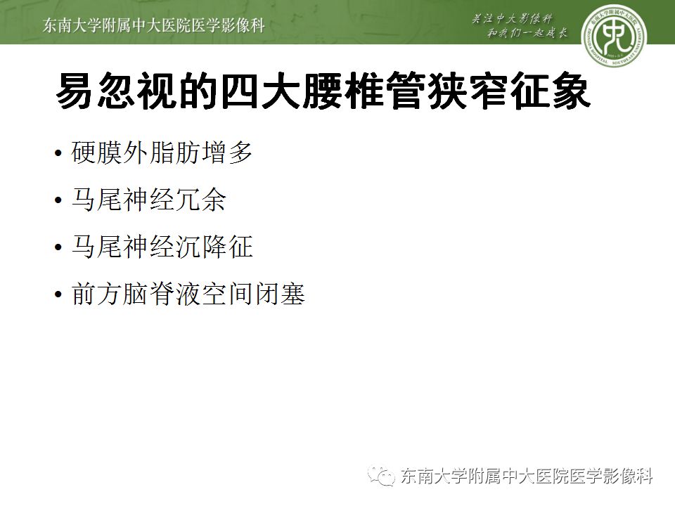 影像PPT - 【PPT】椎管内硬膜外脂肪增多症与终丝脂肪堆积-10