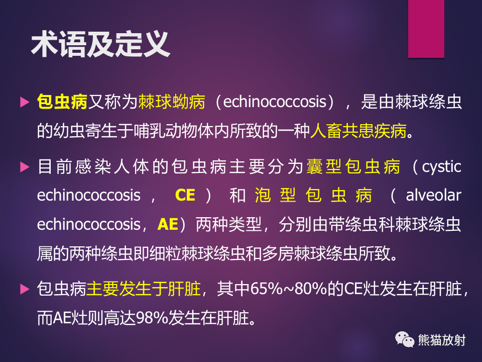 影像PPT - 【PPT】肝包虫病的影像学诊断专家共识-1