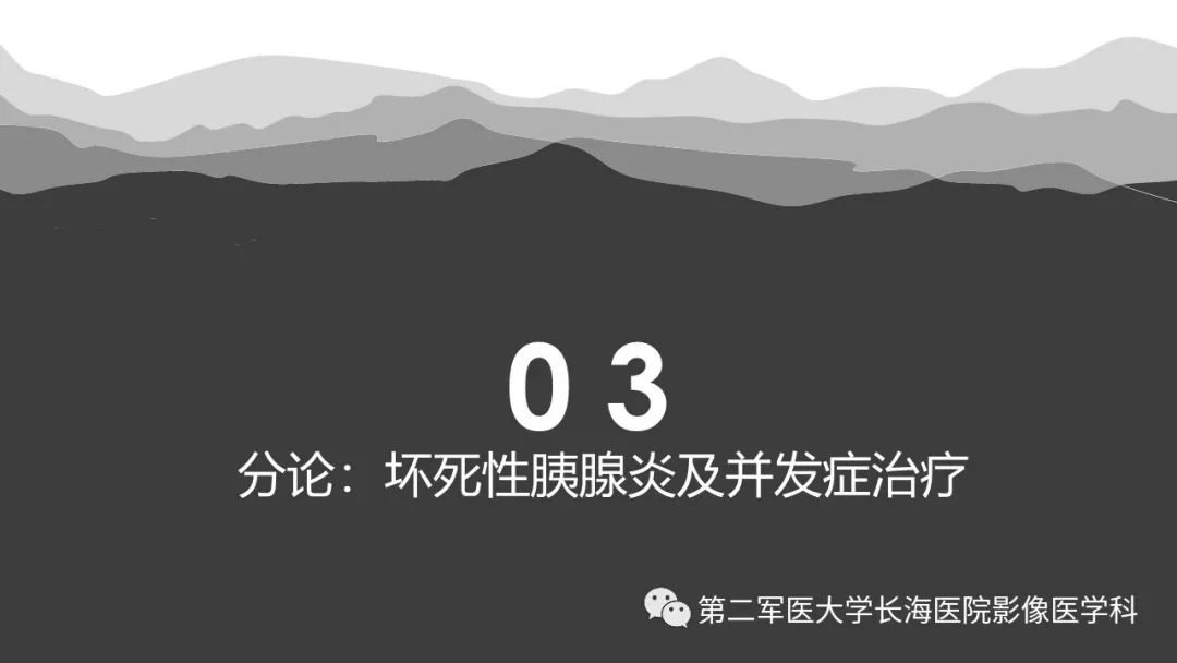 影像PPT - 【PPT】坏死性急性胰腺炎的影像，诊断，治疗-49