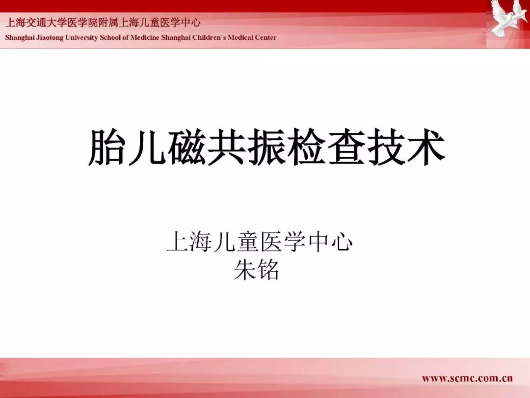 影像PPT - 【PPT】胎儿磁共振检查技术-1
