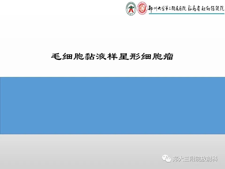 影像PPT - 【PPT】毛细胞星形细胞瘤的影像诊断-16