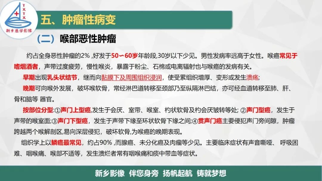 影像PPT - 【PPT】医学影像诊断学教材解读—喉部疾病-25