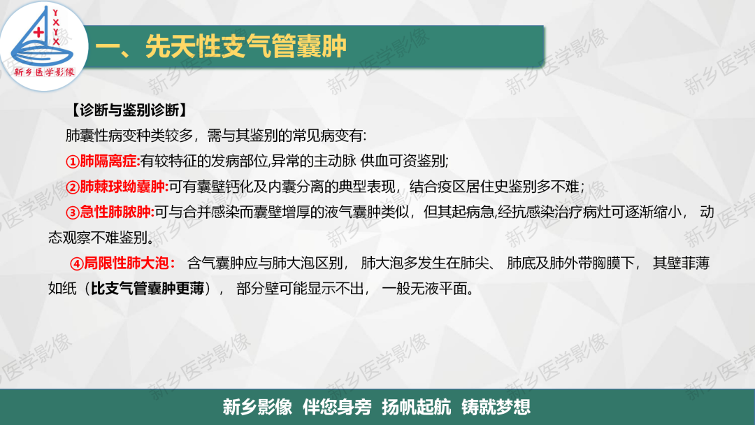 影像PPT - 【PPT】医学影像诊断学教材解读—气管和支气管病变-7