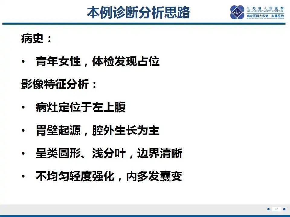 影像PPT - 【PPT】肾上腺区占位——胃间质瘤-28