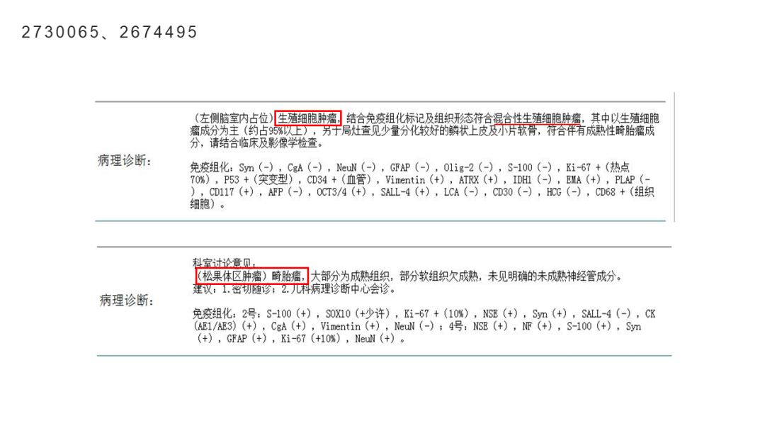 影像PPT - 【病例】侧脑室混合性生殖细胞瘤 VS 松果体畸胎瘤MR-24