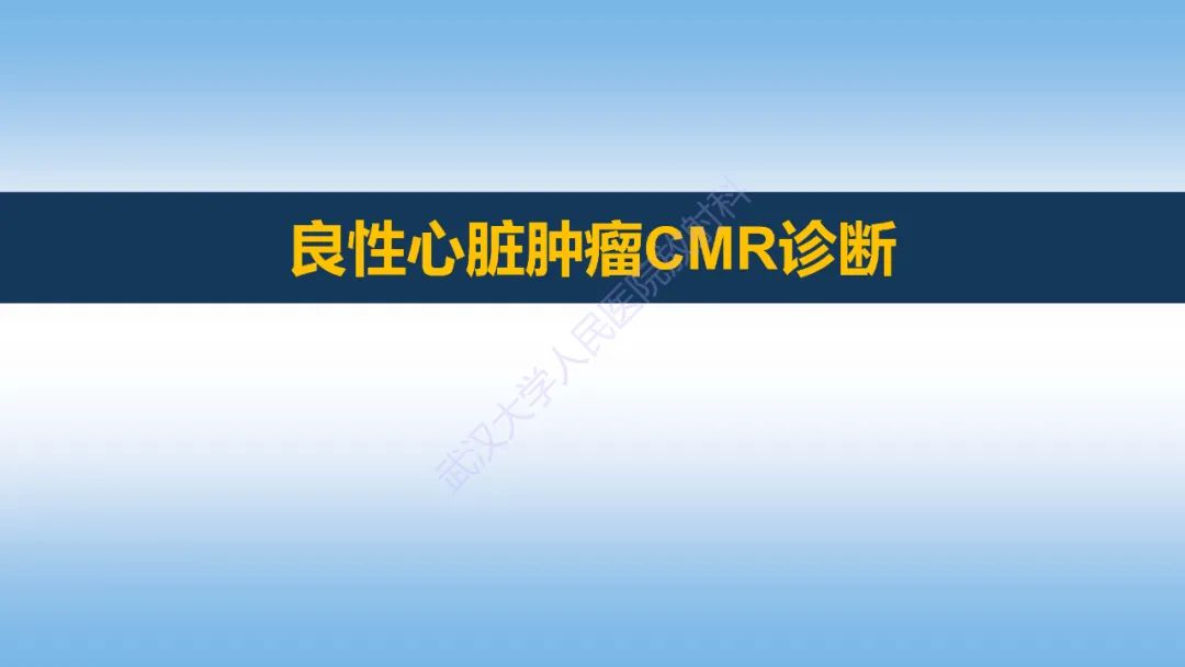 影像PPT - 【PPT】心脏原发肿瘤MR诊断-11