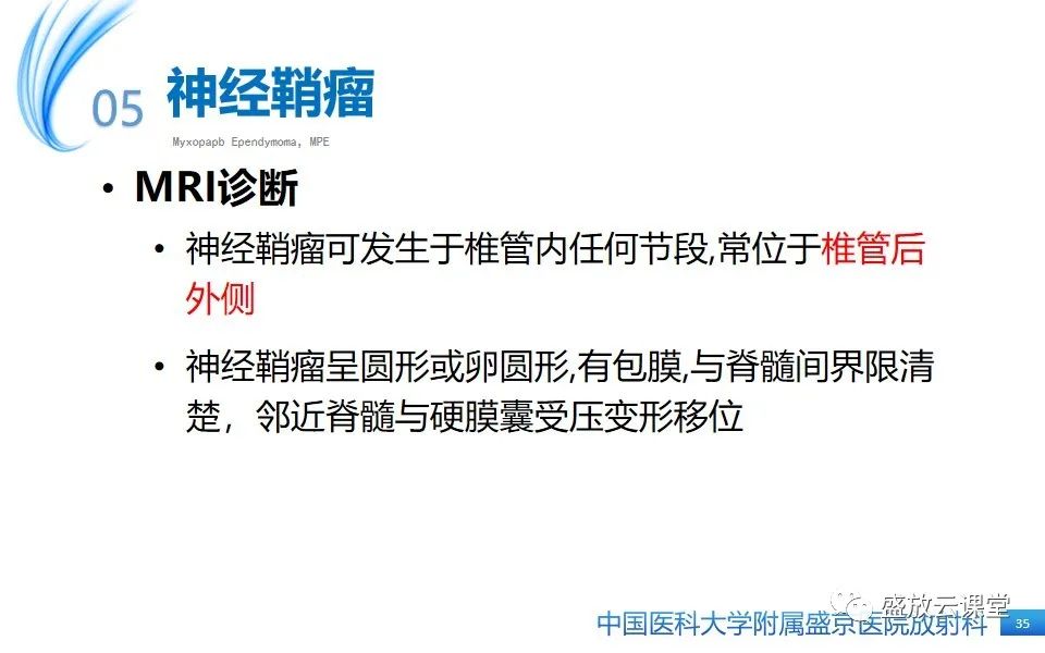 影像PPT - 【PPT】圆锥马尾型粘液乳头型室管膜瘤-35