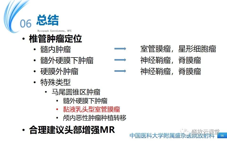 影像PPT - 【PPT】圆锥马尾型粘液乳头型室管膜瘤-56