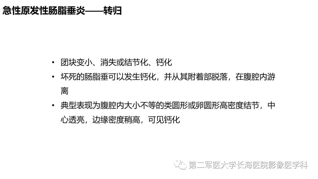 影像PPT - 【PPT】急性原发性肠脂垂炎CT诊断与鉴别诊断-23