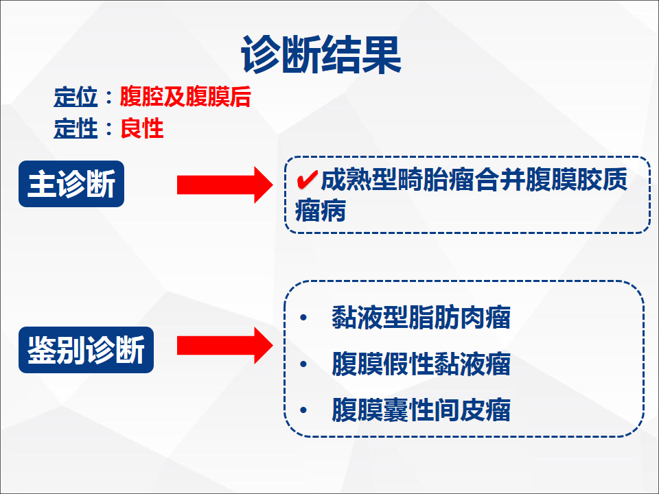 影像PPT - 【病例】腹腔成熟型畸胎瘤合并腹膜胶质瘤病1例CT-11