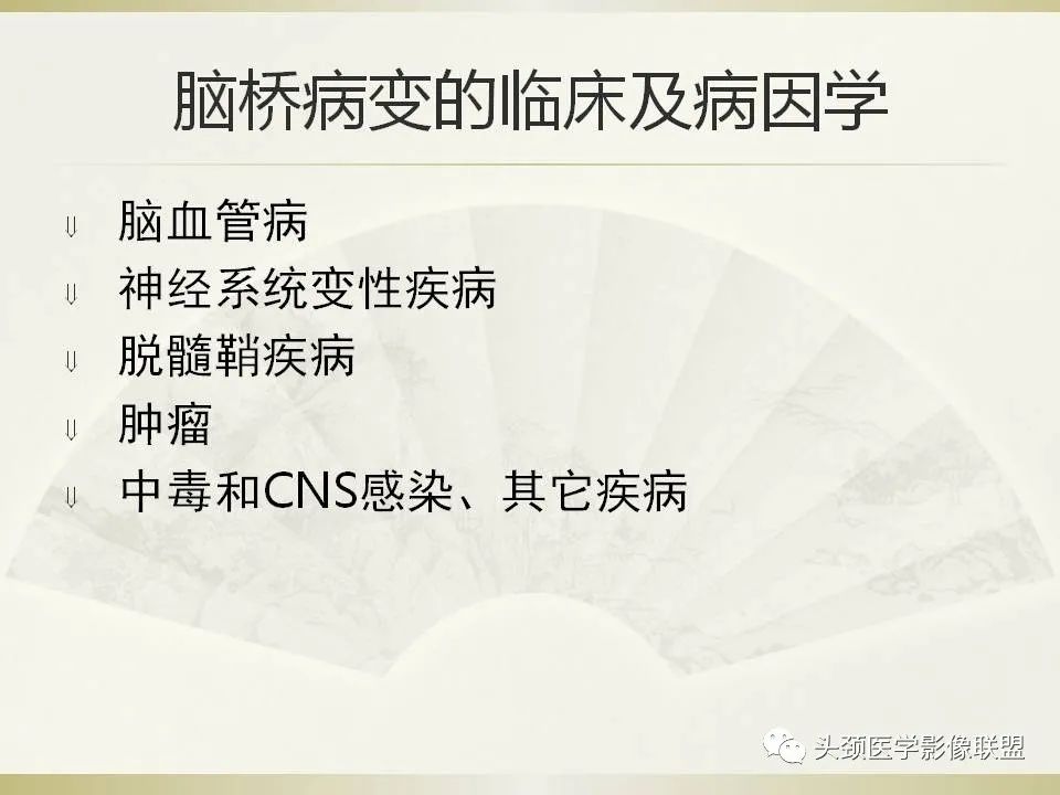 影像PPT - 【PPT】脑桥病变的定性诊断与影像学特点-3