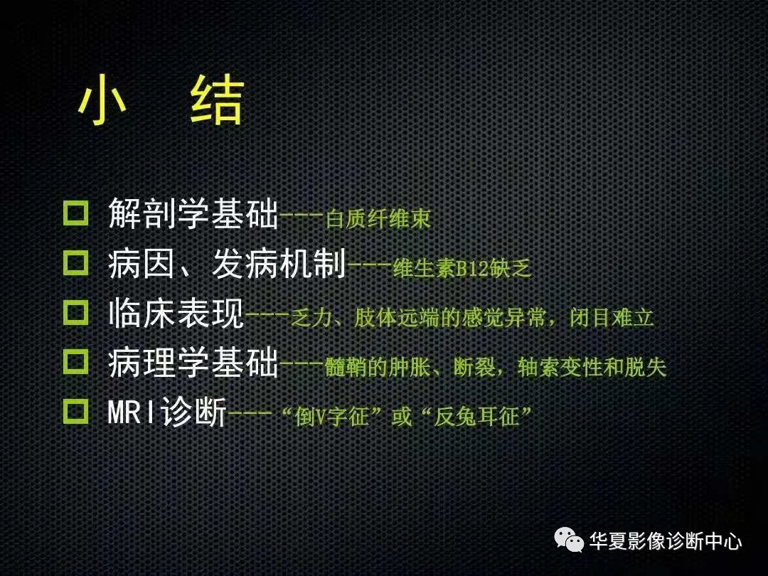 影像PPT - 【PPT】脊髓亚急性联合变性的MRI诊断-27
