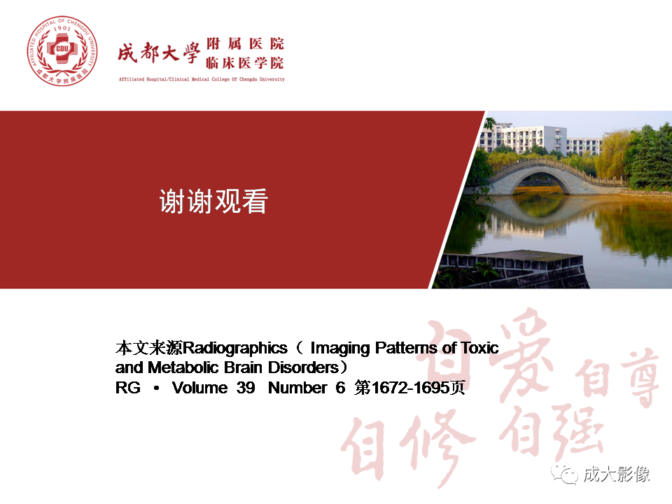 影像PPT - 【PPT】毒性和代谢性脑疾病的影像-48