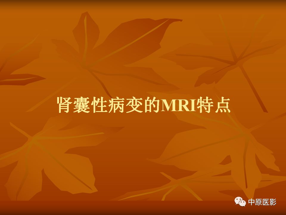 影像PPT - 【PPT】常规MRI检查在肾脏疾病中的应用-17