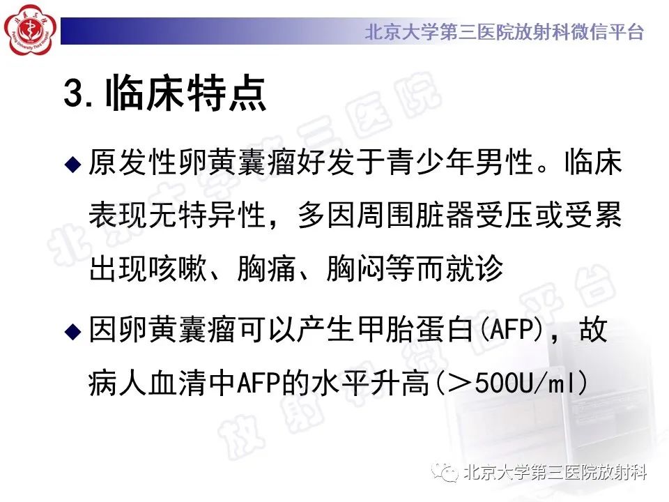 影像PPT - 【PPT】原发性纵隔卵黄囊瘤-14