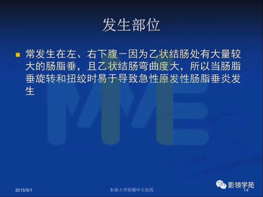 影像PPT - 【PPT】急性原发性肠脂垂炎影像诊断-14