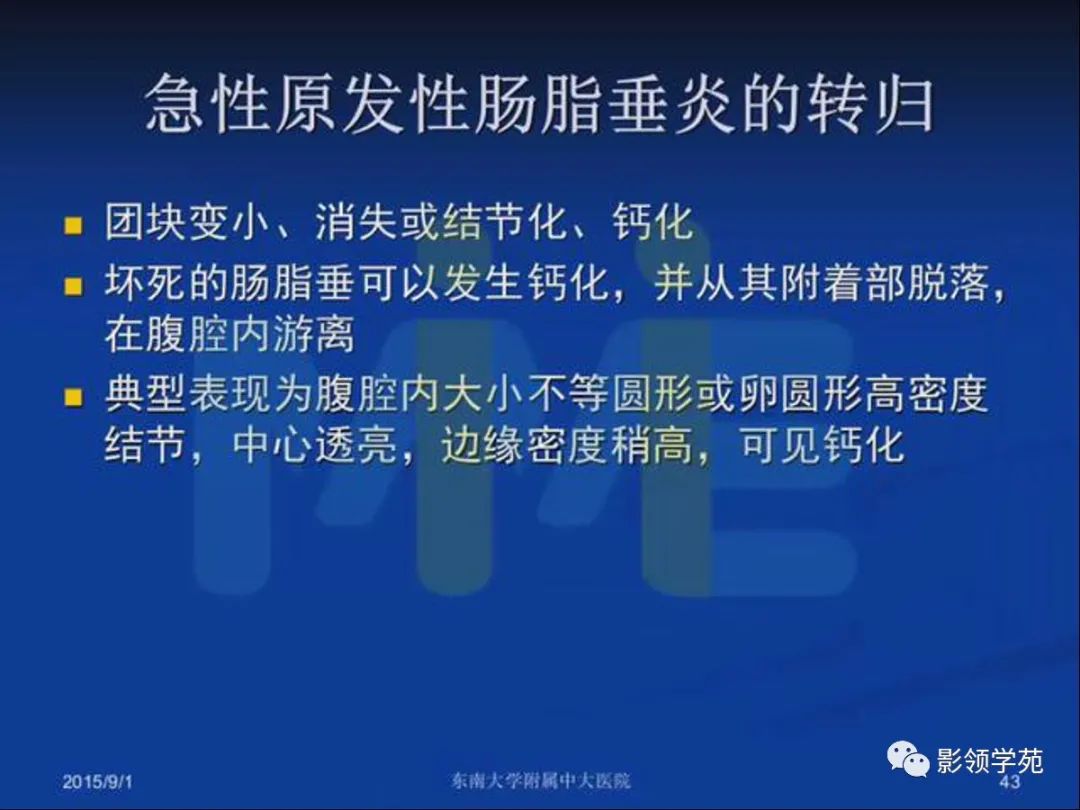 影像PPT - 【PPT】急性原发性肠脂垂炎影像诊断-43