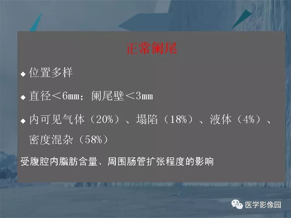 影像PPT - 【PPT】阑尾炎的CT诊断-14