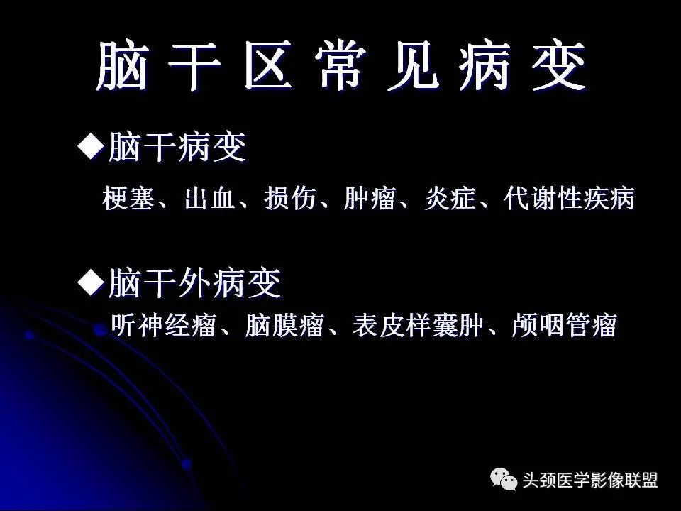 影像PPT - 【PPT】脑干区常见病变影像表现-2