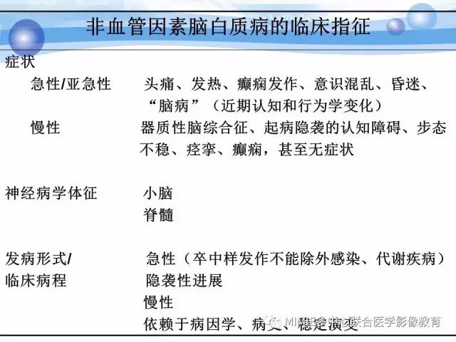 影像PPT - 【PPT】非血管因素弥漫性脑白质病的MRI鉴别诊断-6