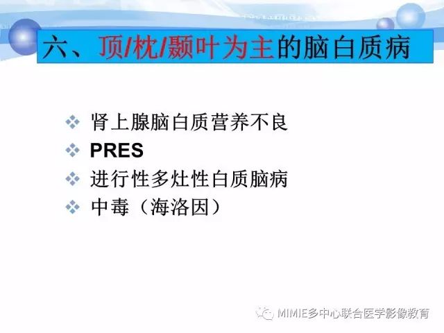 影像PPT - 【PPT】非血管因素弥漫性脑白质病的MRI鉴别诊断-31