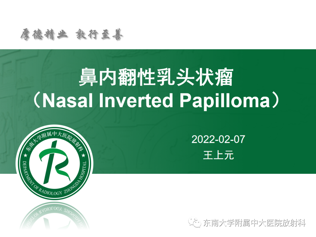 影像PPT - 【PPT】鼻内翻性乳头状瘤-4 影像PPT - 【PPT】鼻内翻性乳头状瘤-4